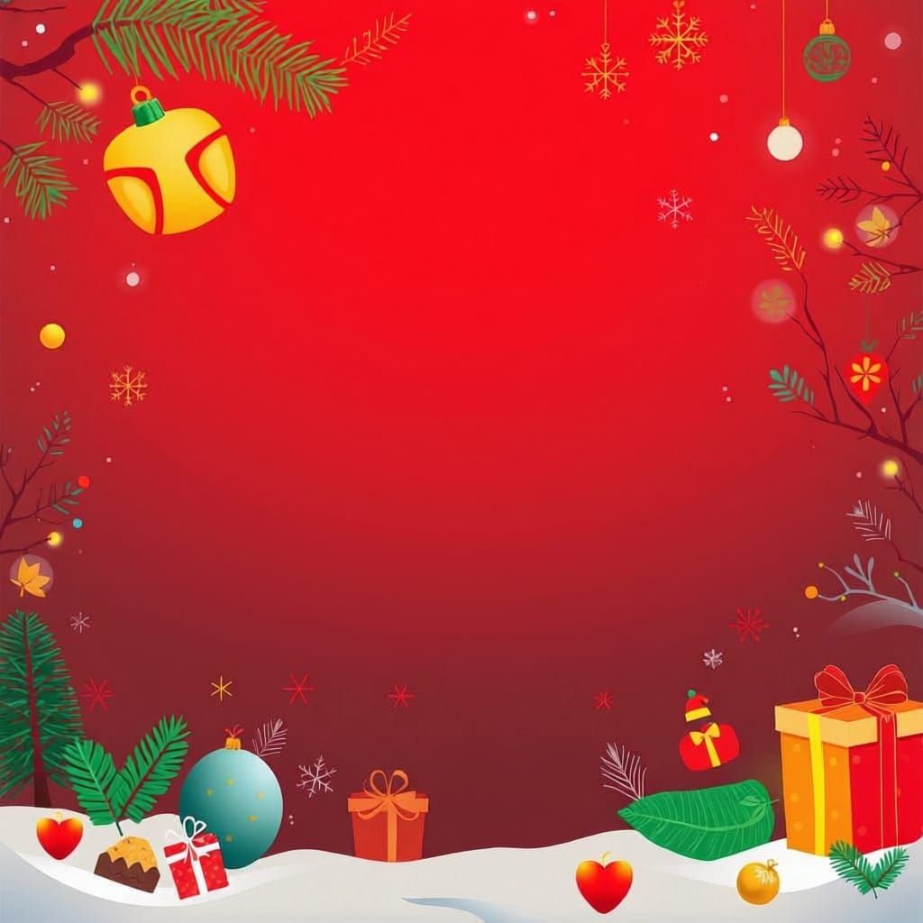 Festive 3D "Happy Holidays" Winter Scene