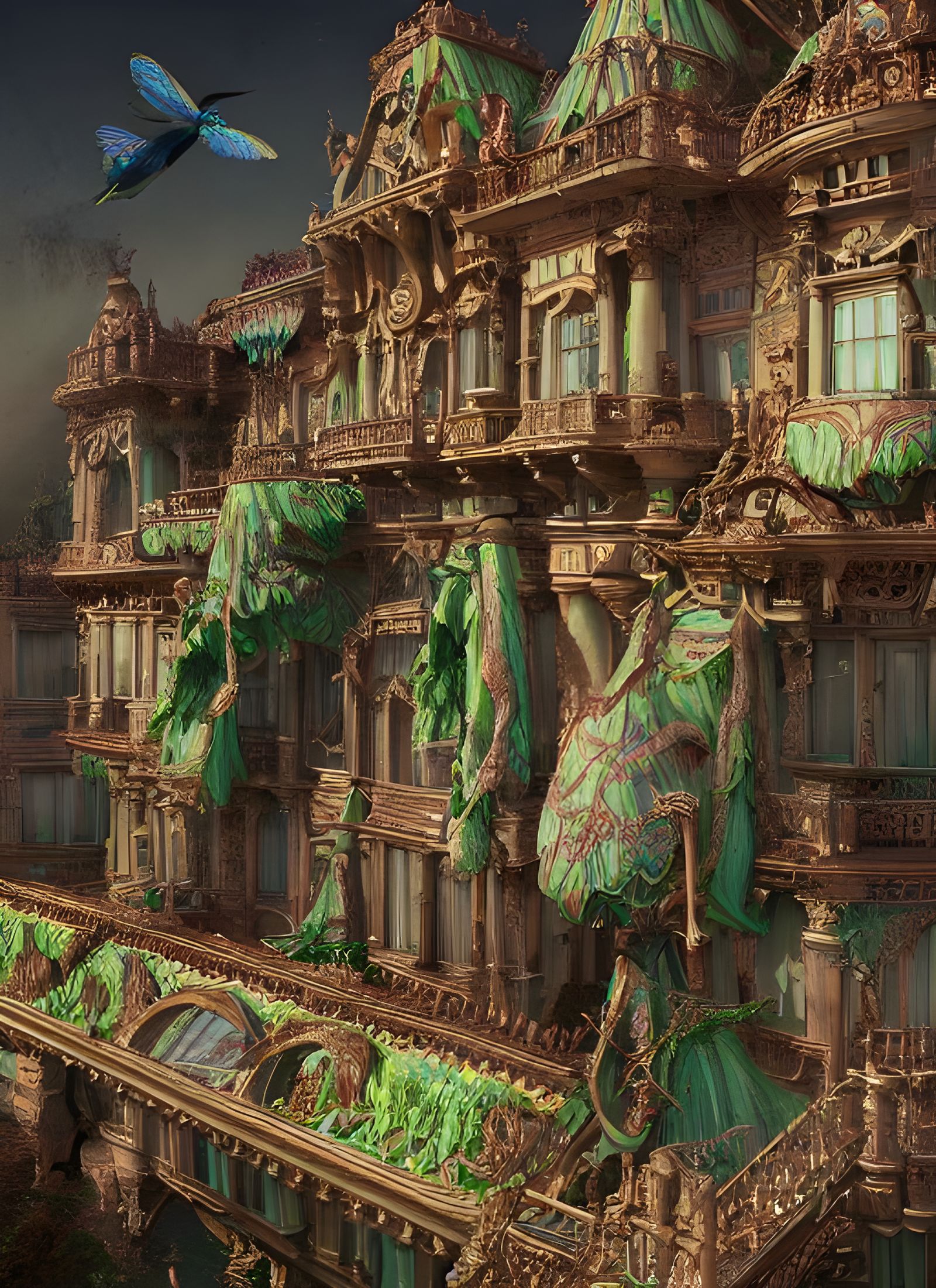 Intricate Digital Art in Hyperrealistic Style