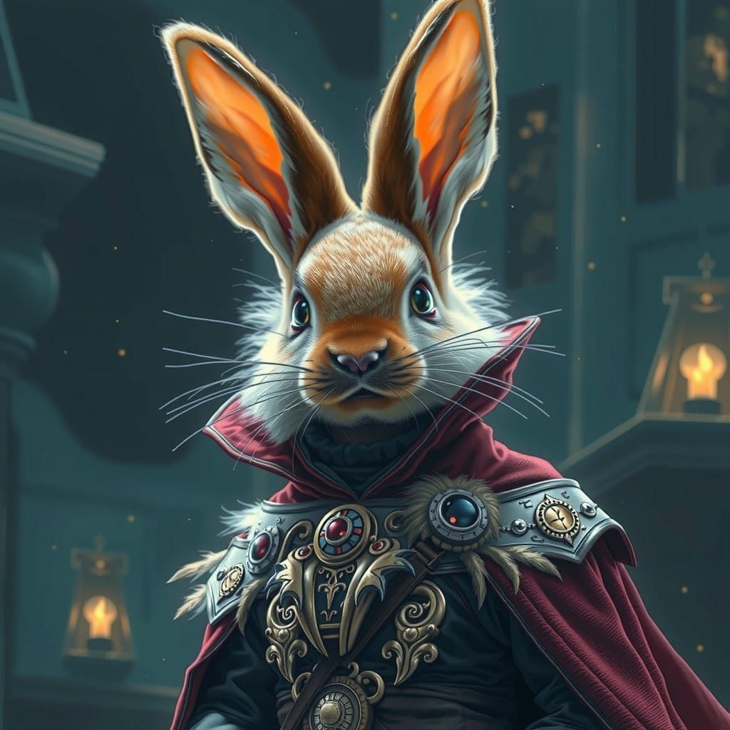Bunny Sorcerer Wields Magical Powers