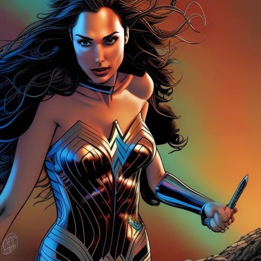 Comic Book Art of a Woman