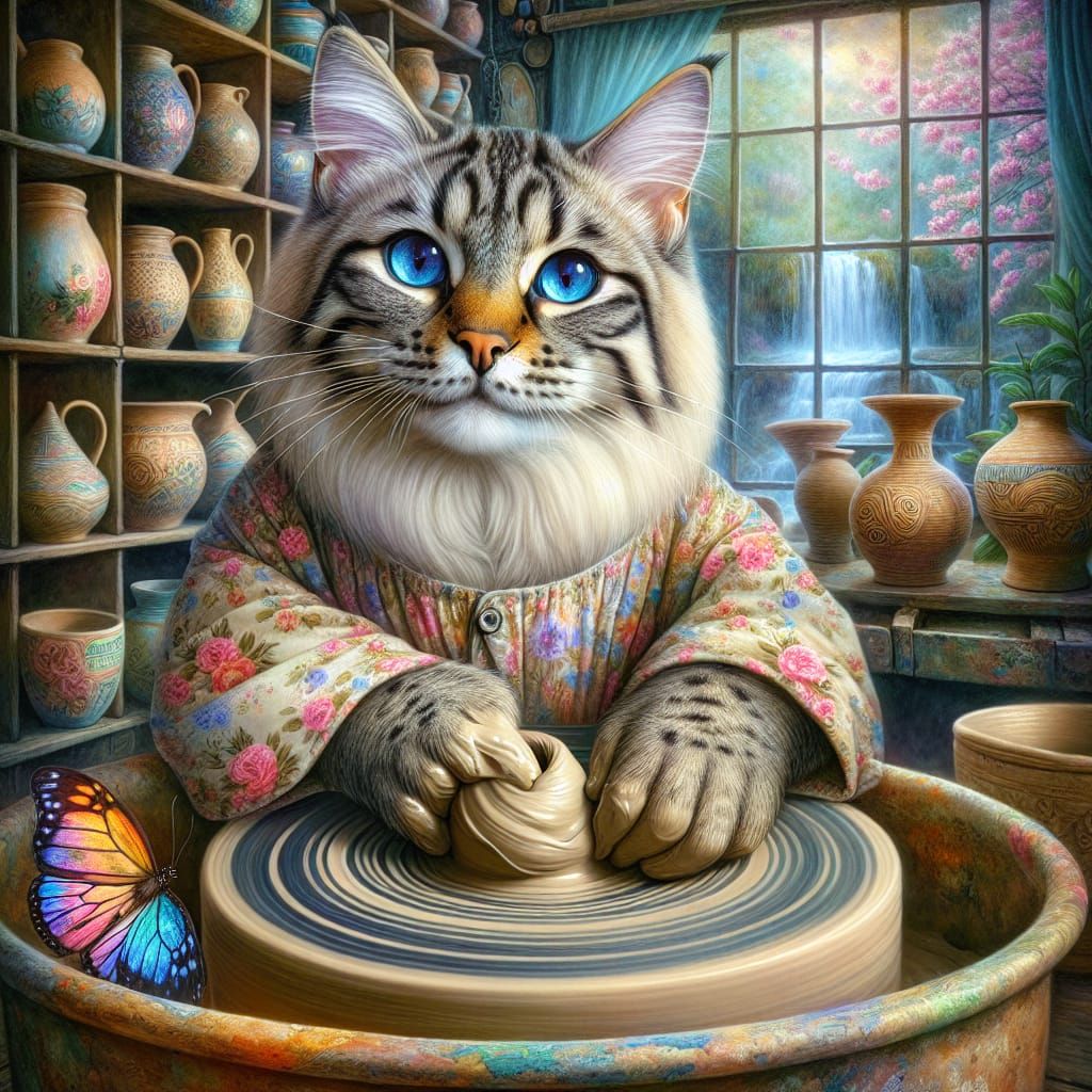 Joy of Potting with Arty Puss