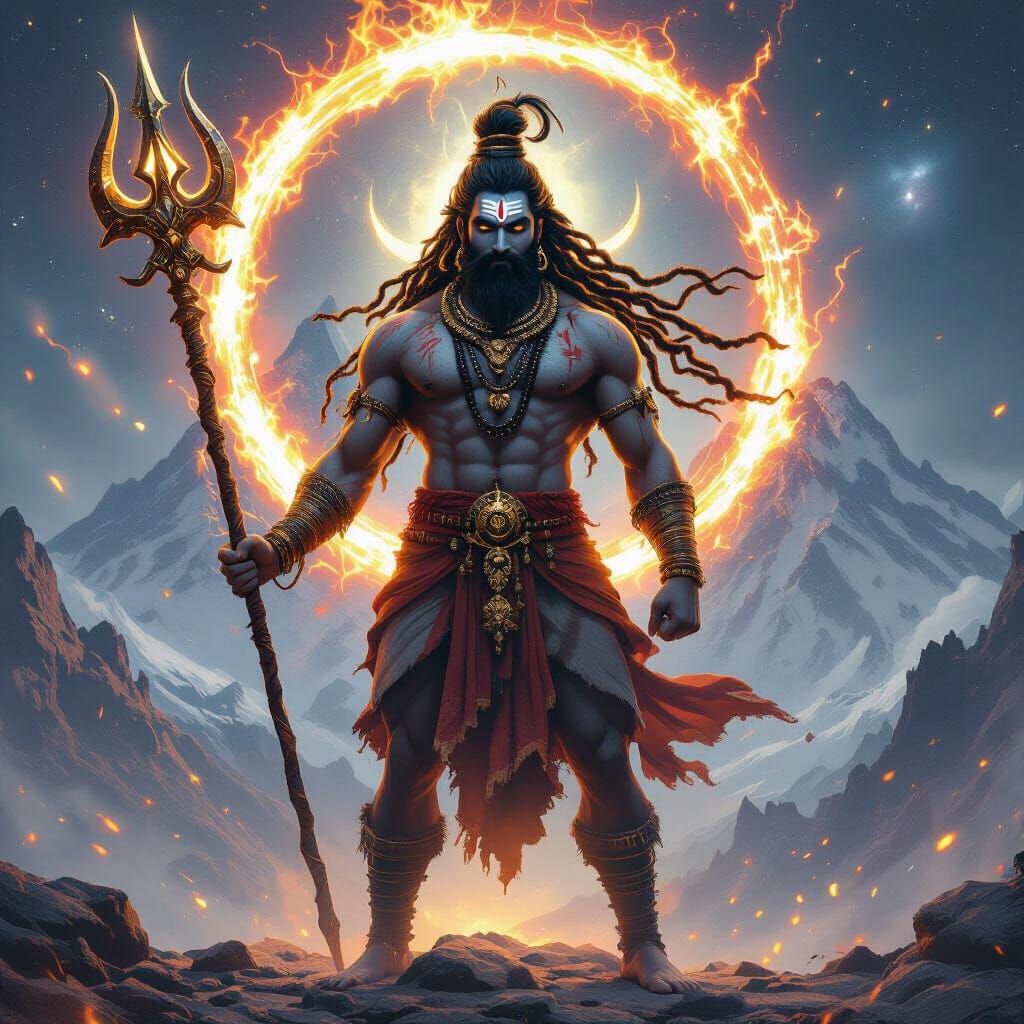 Mahadev as Powerful Sci-Fi Gaming Character