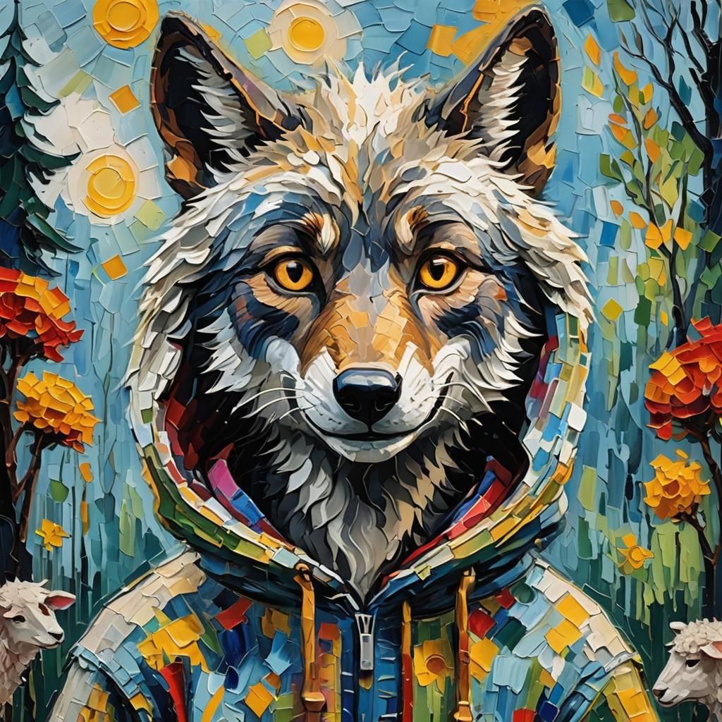 Wolf in Sheep's Clothing: Zootopia Style Art