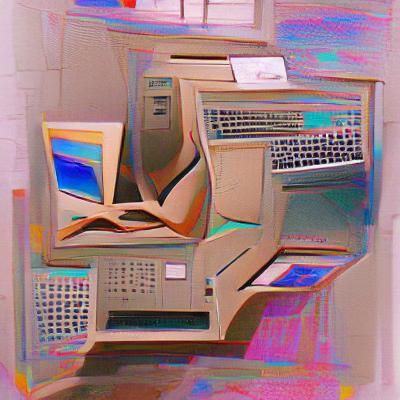AI Generated Image of a Computer