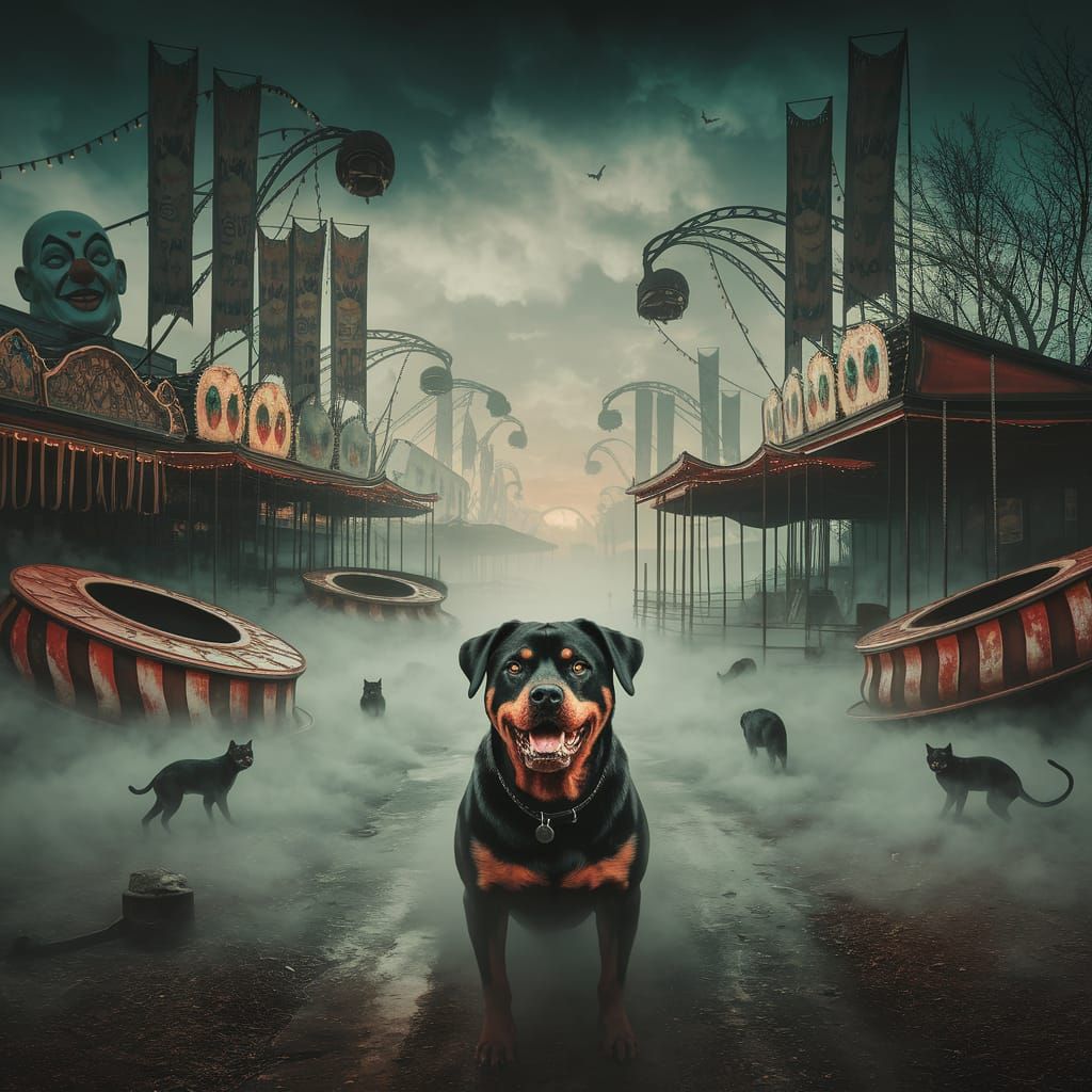 It was all over so quickly at the derelict funfair. He came ...