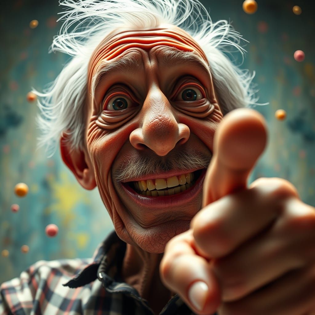 A Groggy Old Man's Whimsical Gaze