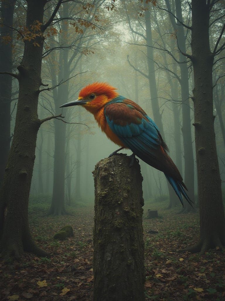 Feelings to Tell You I Remember a Little Brassbellbird Over-...