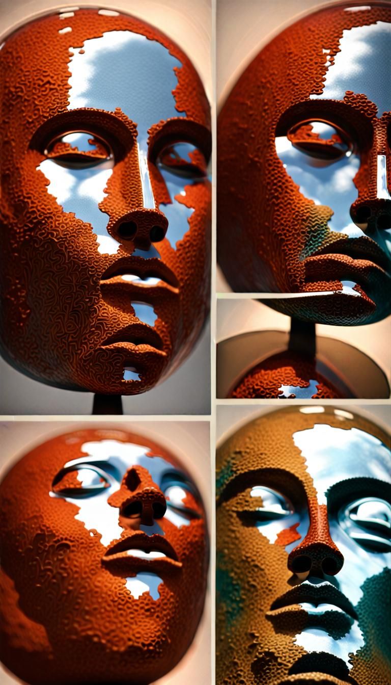 Sculptures of Loss in Chrome, Copper, and Iron