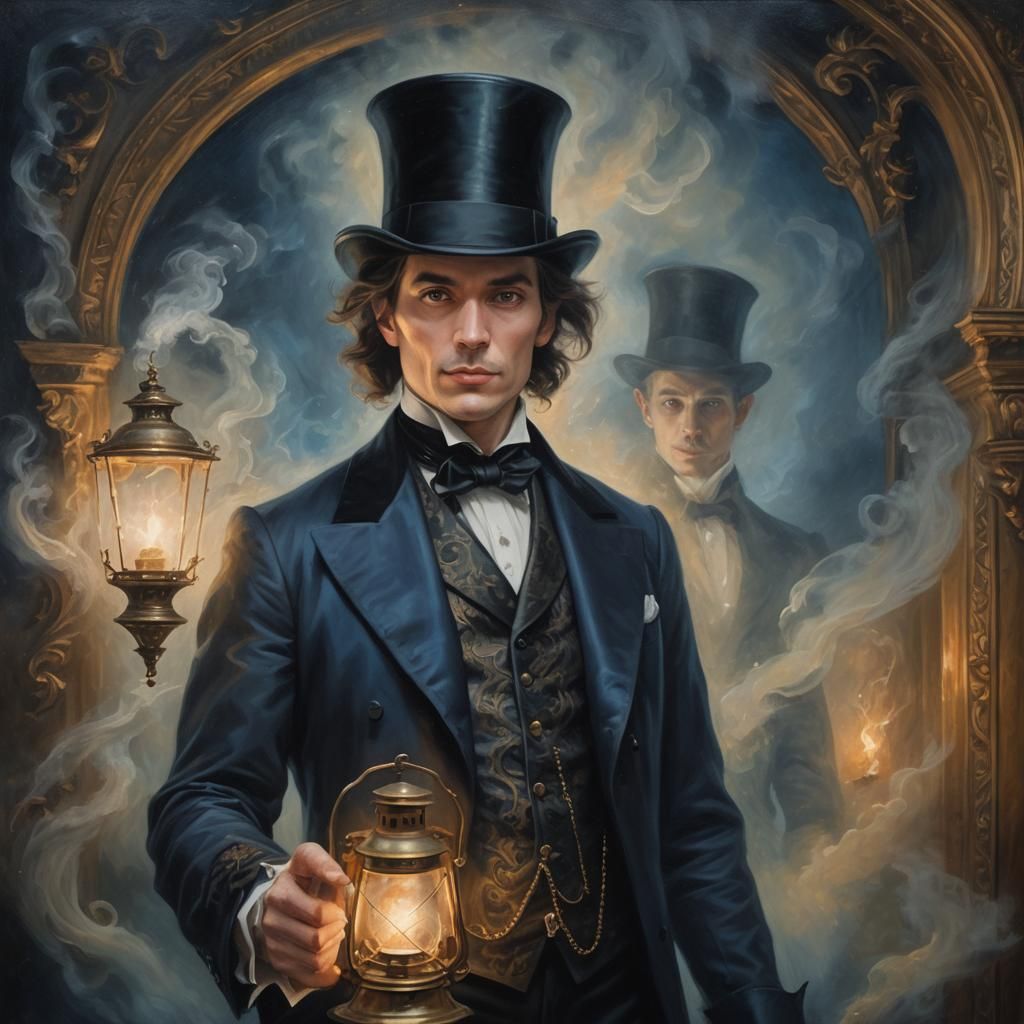 Mysterious Master in Baroque Fantasy Portraiture