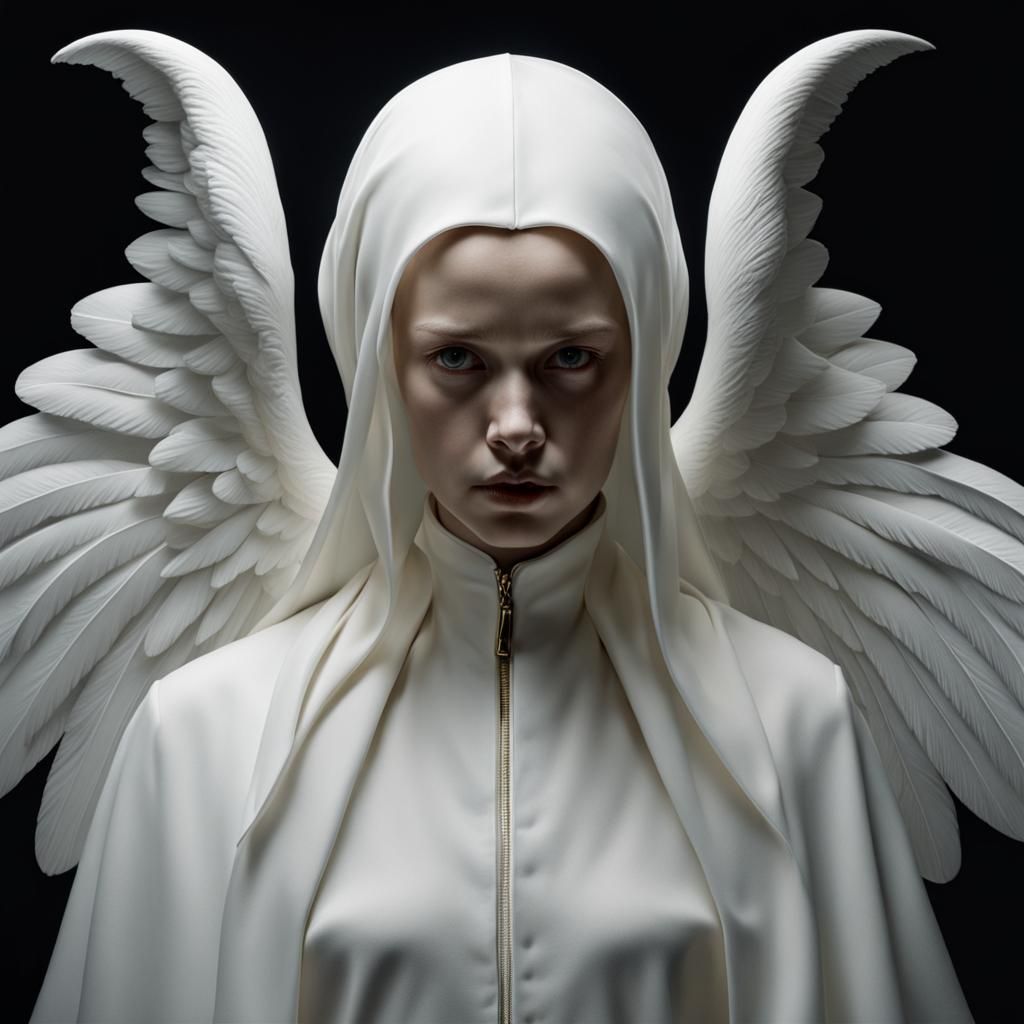 3d Double Exposure  "Angel, Demon" (realism) (powerful) by
H...