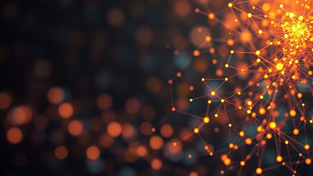 Surreal Tech Network in Dreamlike Surrealism Style