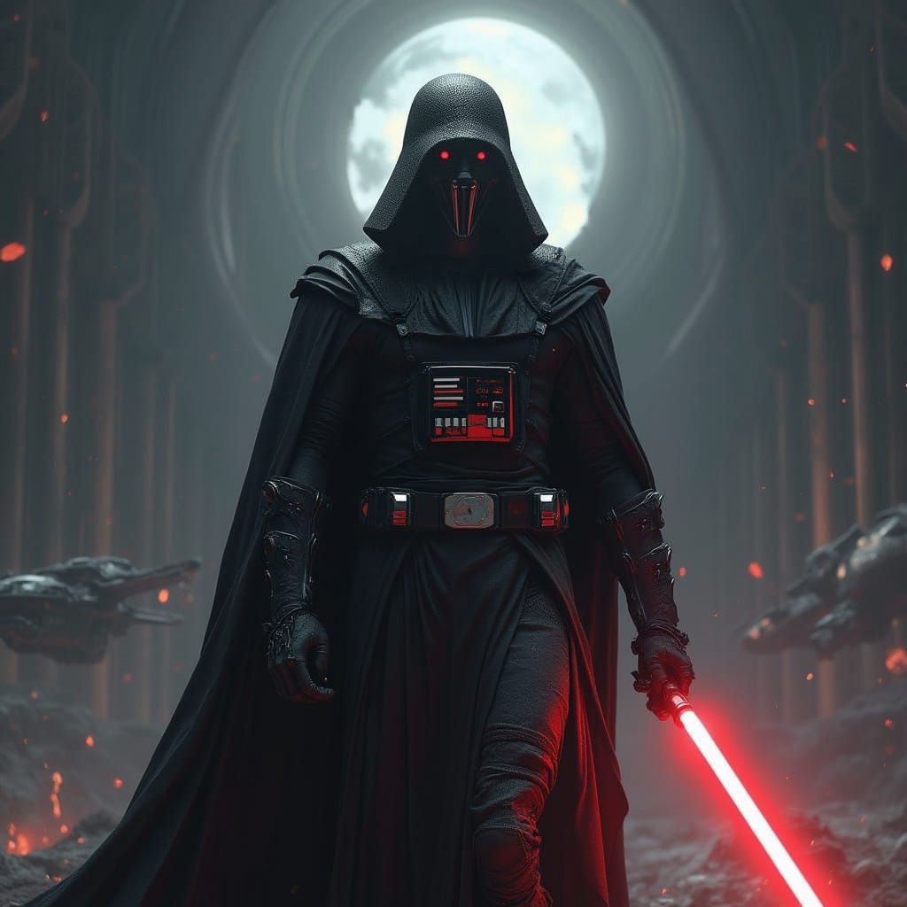 Epic Sith Demon Confronts the Empire Amidst Star Wars Chaos