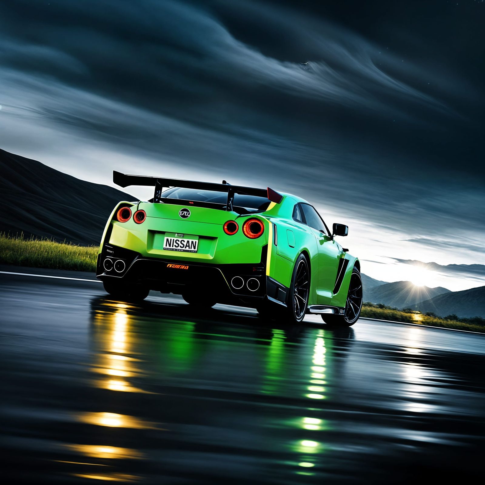 AI Generated Image of a GTR