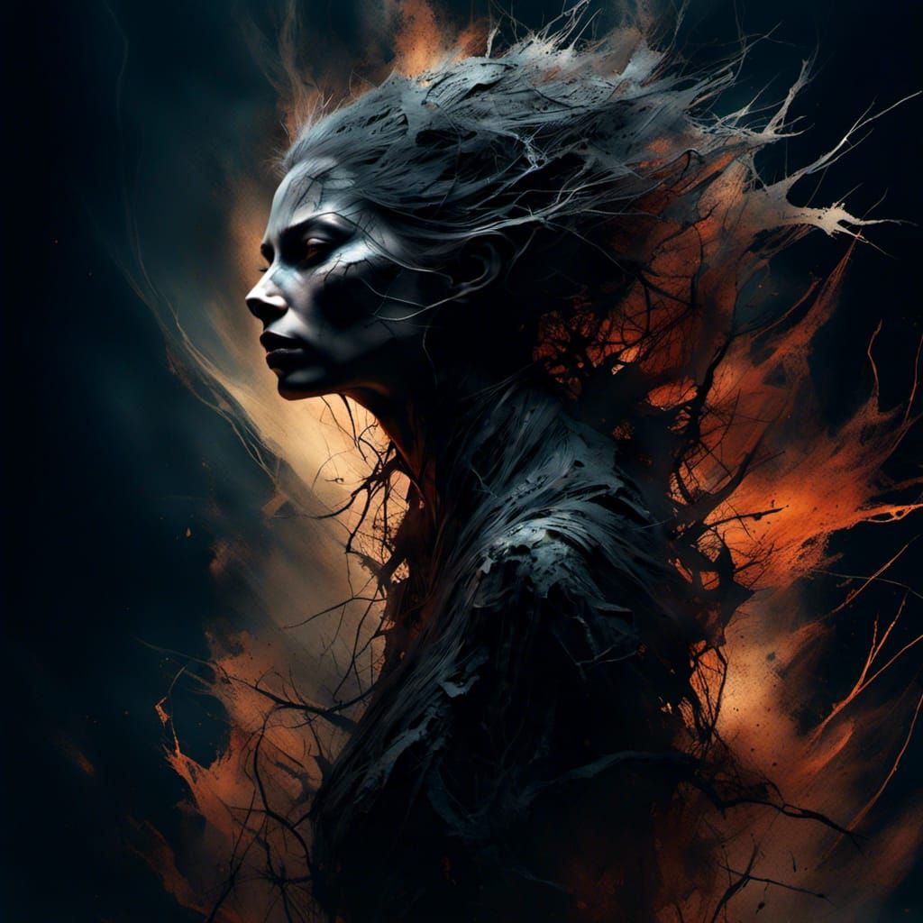 Werewolf Transformation into Beautiful Woman