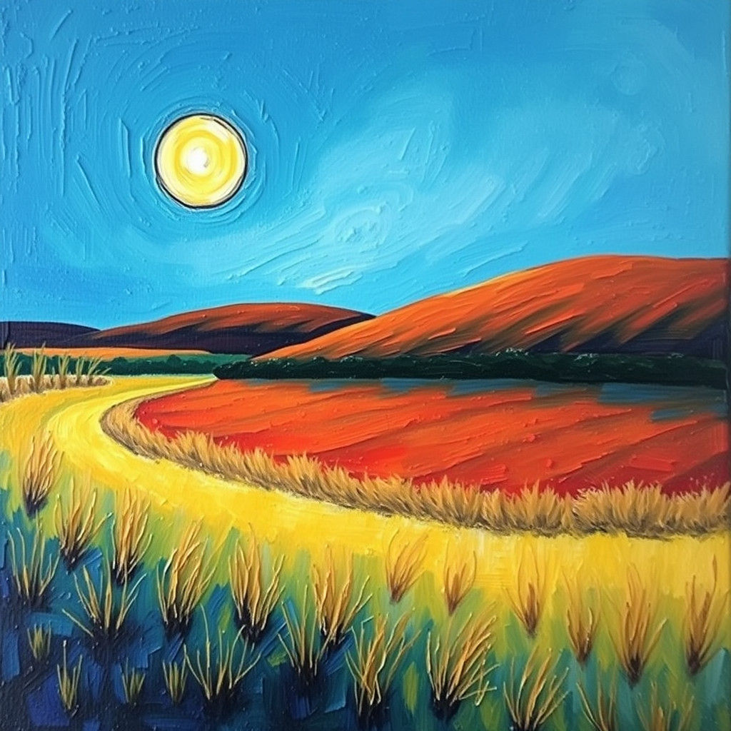 Hour Zero: Surreal Impasto Oil Painting