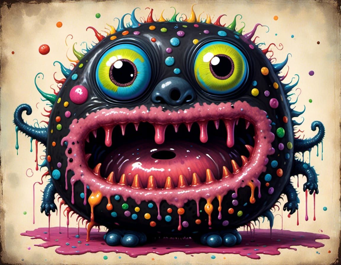 drooly black pudding monster