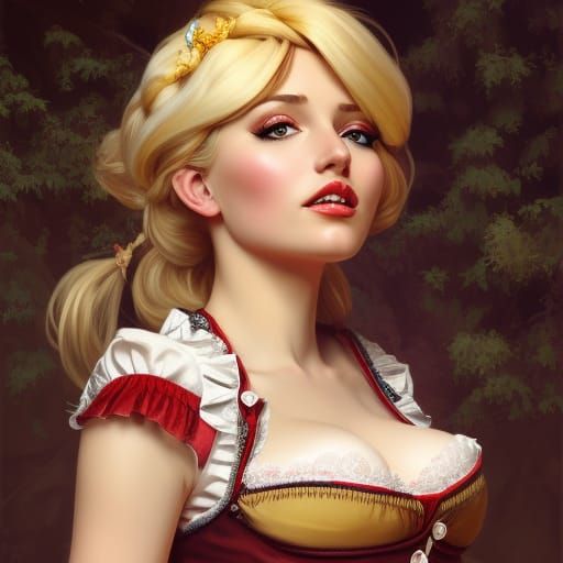 Oktoberfest Beauty in Detailed Digital Render