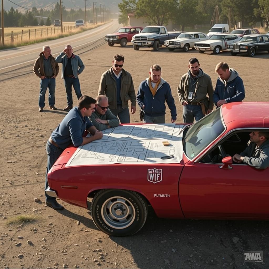 1971 Barracuda: Planning in the Style of Michael Mann