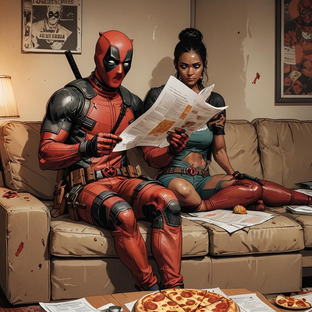 Deadpool was obese after eating pizza. Deadpool wife wanted ...