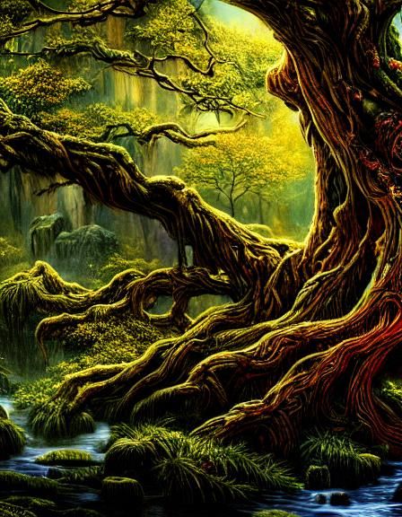 Dreamcatcher Under Starry Night, Hyperrealistic Horrorcore