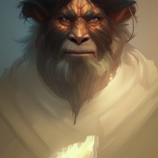 Bugbear Portrait in Dungeons and Dragons Style
