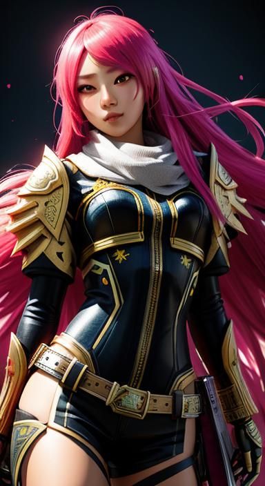 Flirty Girl Reveals Secrets: Hyperrealistic Splash Art