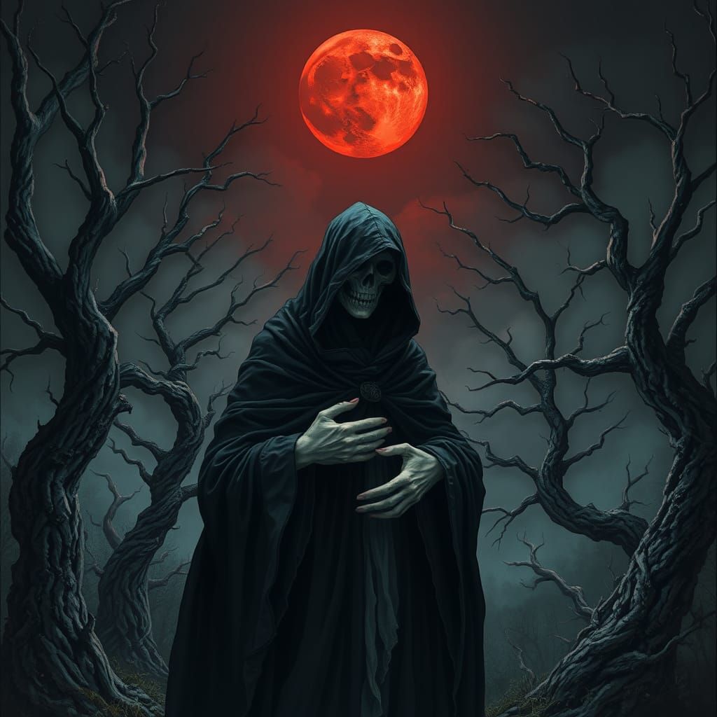 Headless Dullahan Soul Collection Under Blood Moon