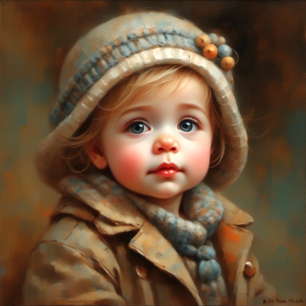 Charming Vintage-Inspired Toddler Portrait