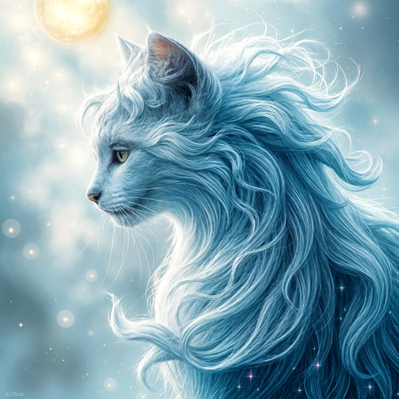 Ethereal Feline Water Nymph