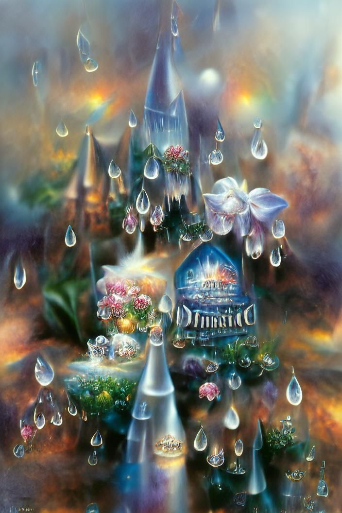 Ethereal Diamond Dust Crystallization in Hyperdetailed Fanta...