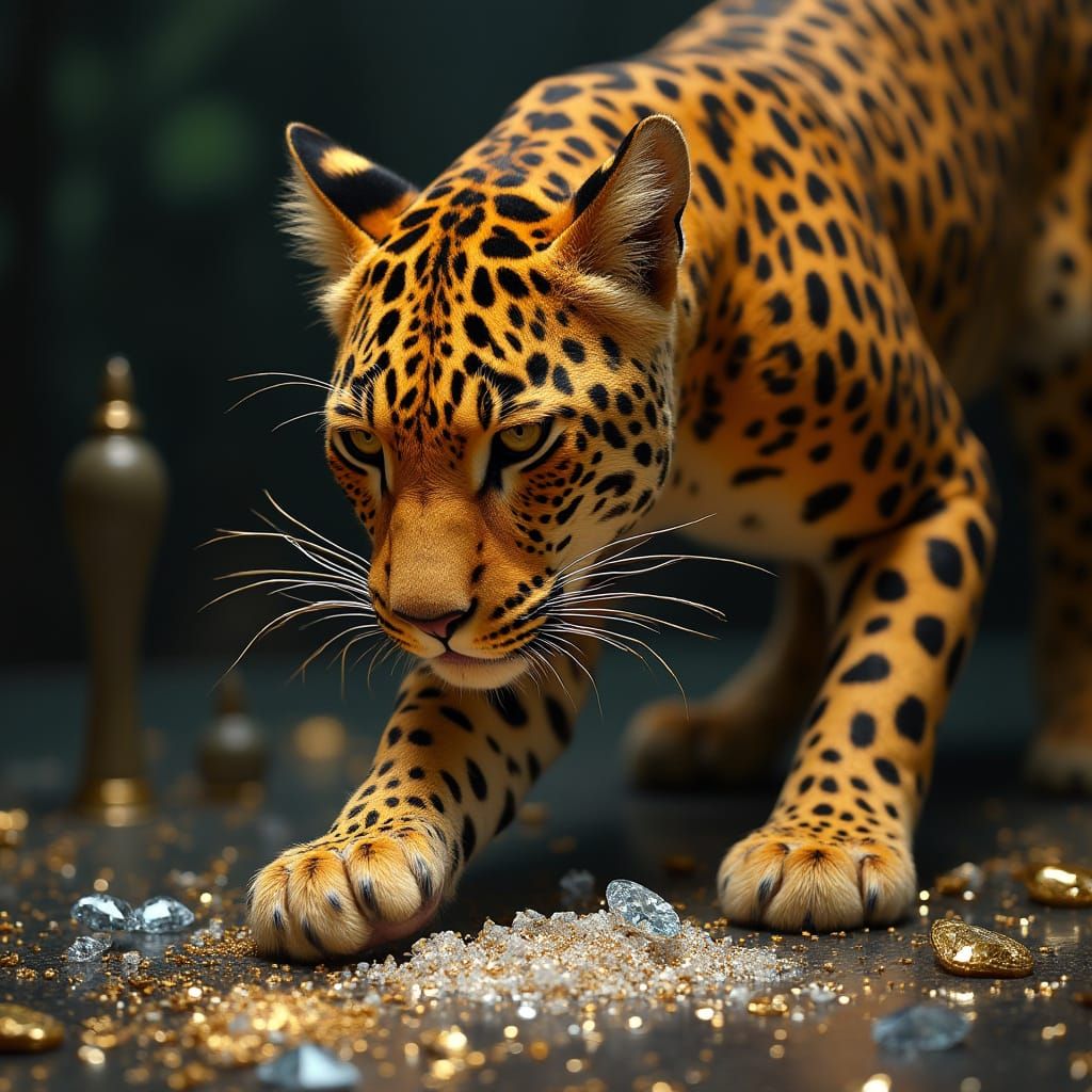 Luxurious Leopard in a Diamond Heist