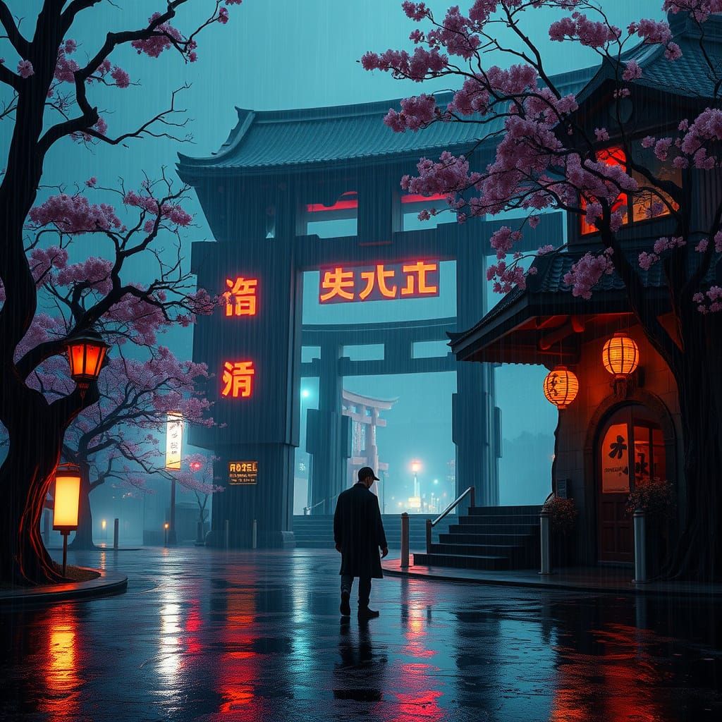 Ethereal Heartbreak Hotel in Ancient Japan