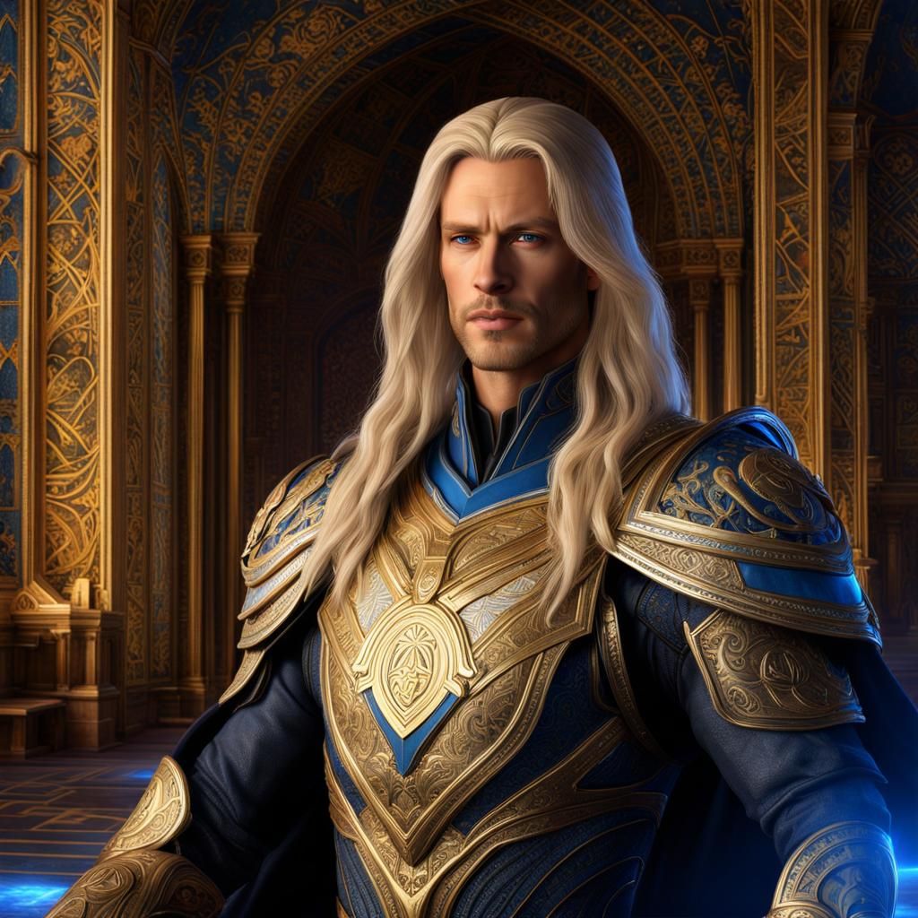 Pleiadean Prince: Divine Masculine Wisdom in Unreal Engine