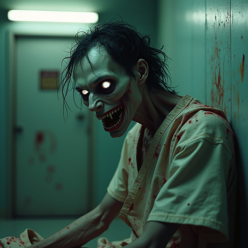 Ethereal Undead Portrait in Dark, Gritty Realism