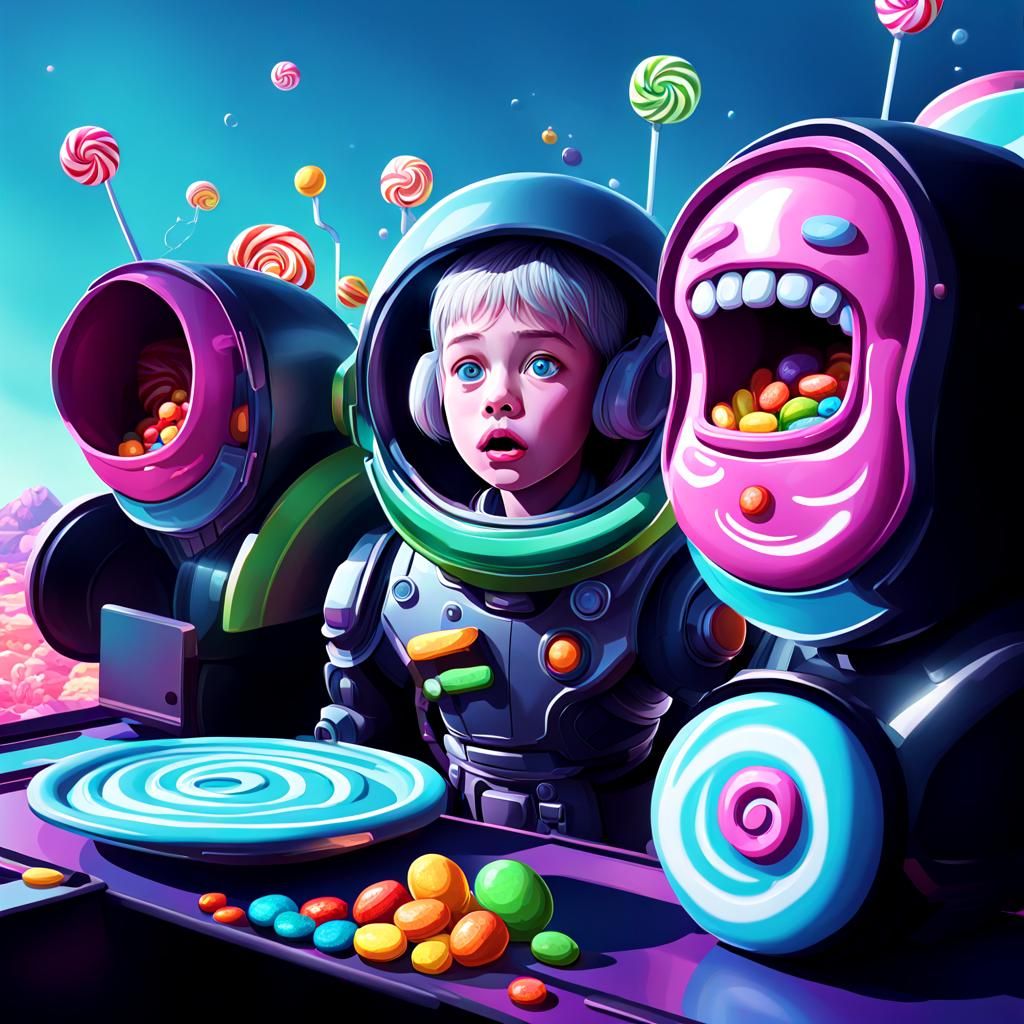 Candy Art Scene: I Have No Mouth, and I Must Scream