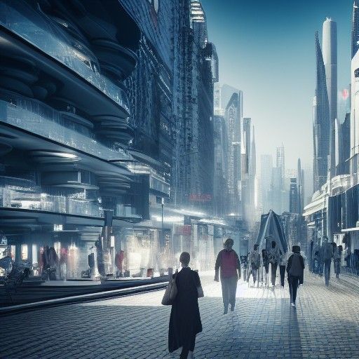 Futuristic City: Freedom and Technology in 4K