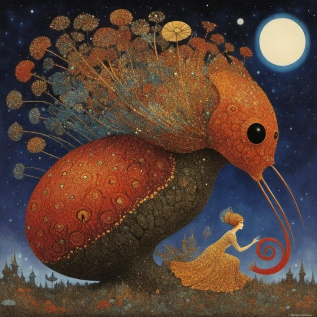 Feline Folk Meet Crawdad Song in AI Art