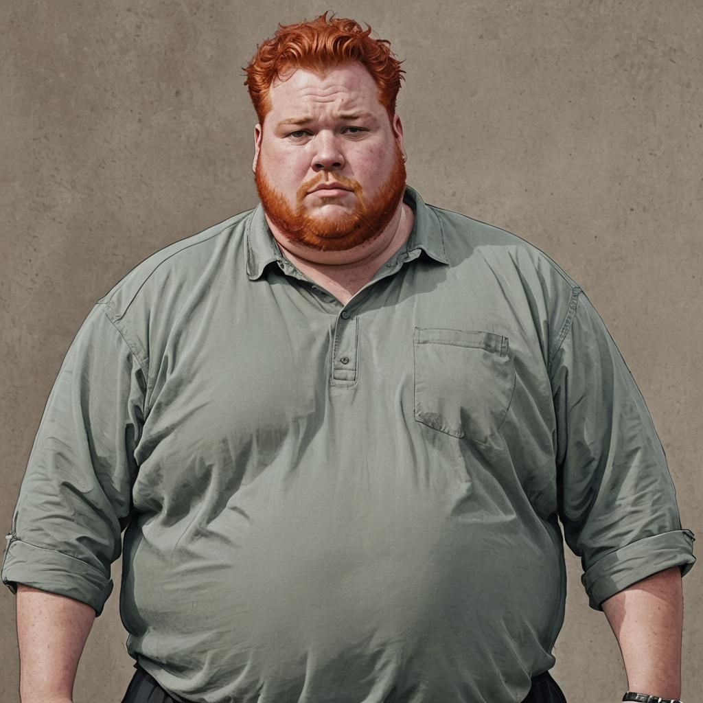 Red Haired Man Portrait