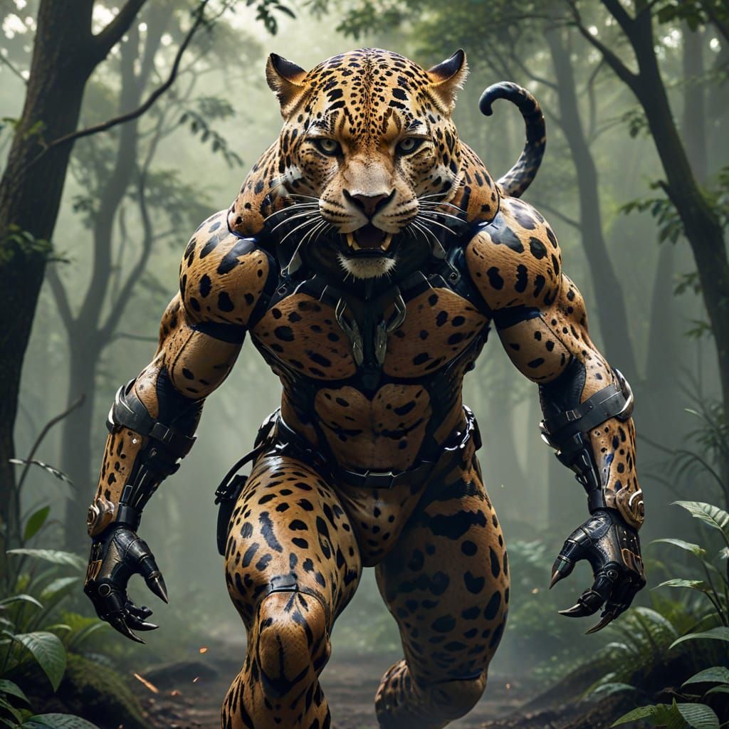 Superhuman Soldier with Jaguar DNA