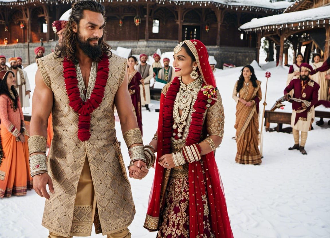 Bollywood Wedding in Snowy Himalayas