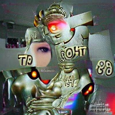 Futuristic Robot God