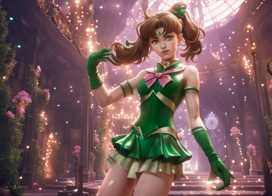 Sailor Jupiter, Detailed Digital Art