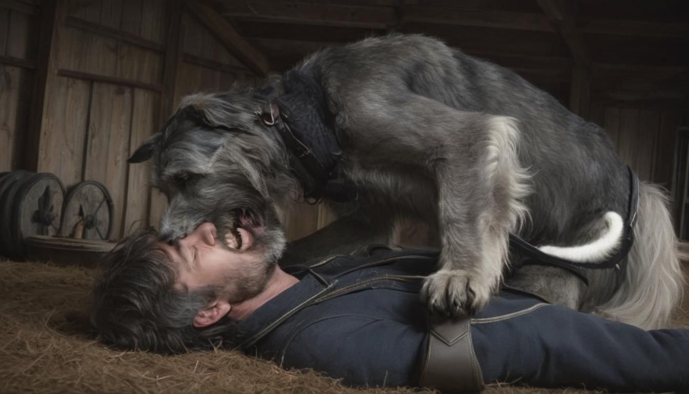 When my sister's Irish Wolfhound Conan says hello, I better ...