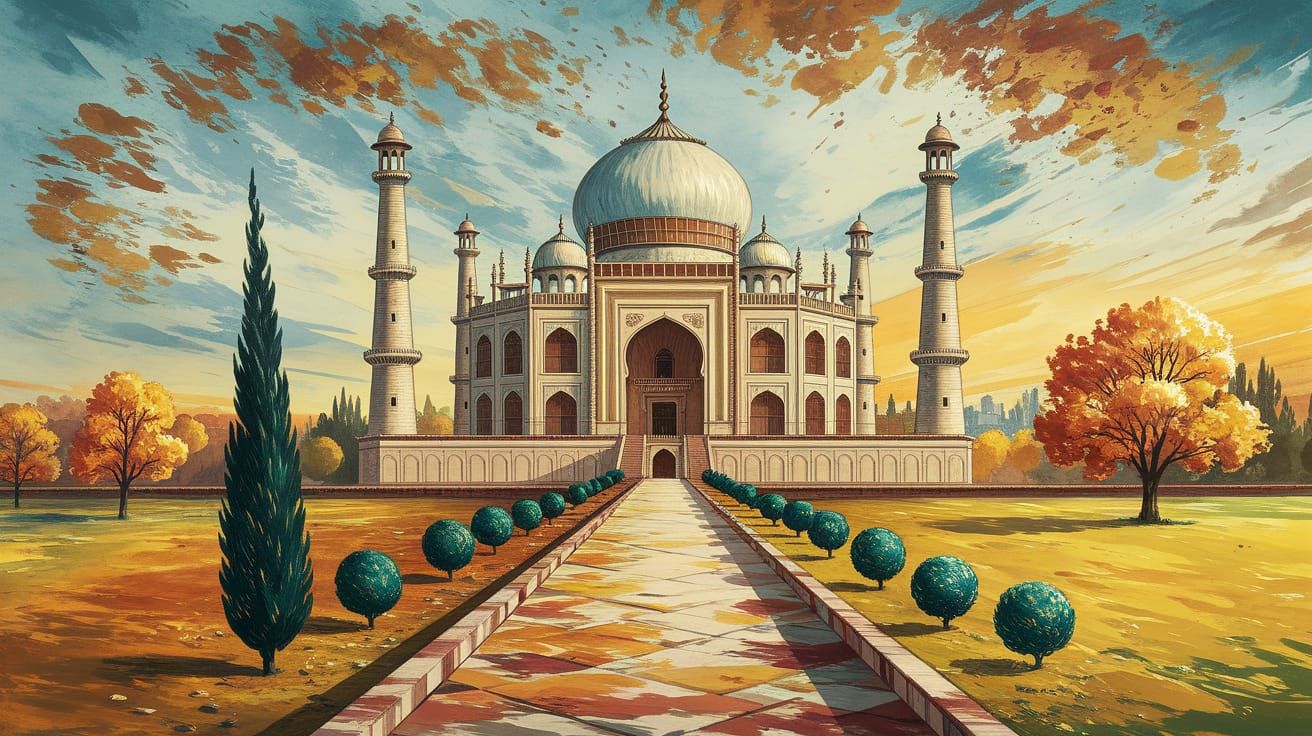 Sultan's Golden City at Sunset, Indian-Middle Eastern Blend
