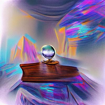 Reflecting Crystal Ball Image
