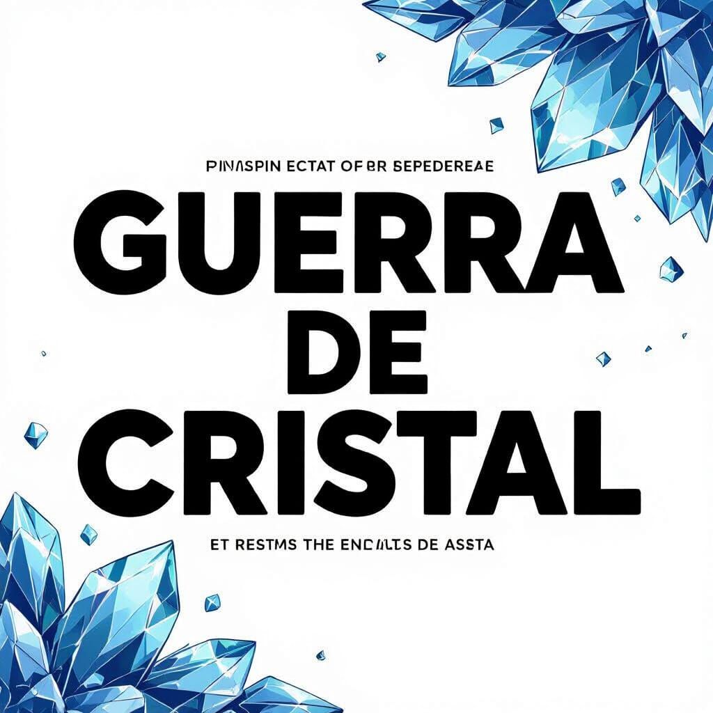 Anime Style Crystal War with Christian Text