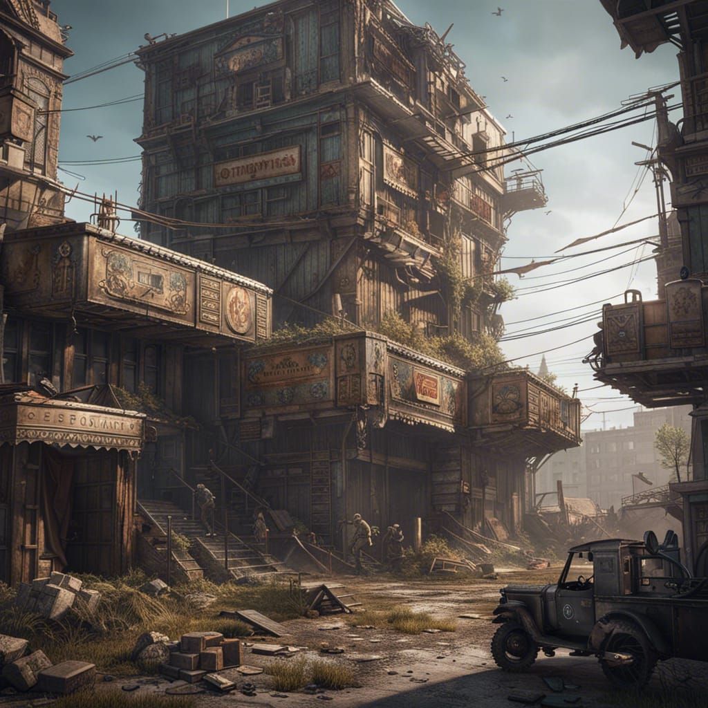 A post apocalyptic landscape