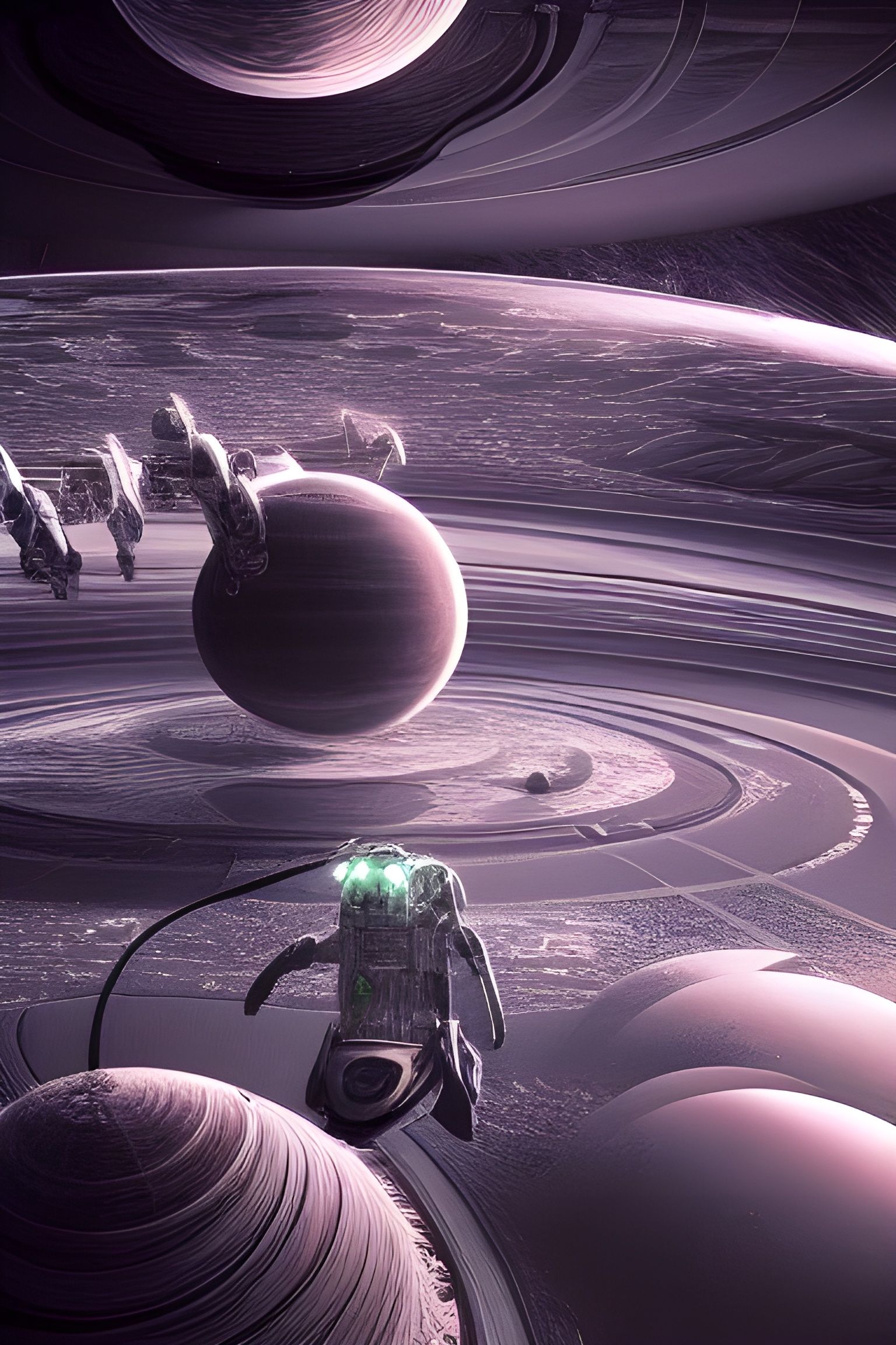 Breathtaking Sci-Fi Planet in Hyper-Detailed Photo