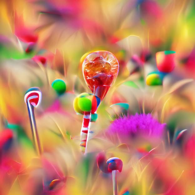 Candy Meadow: A Surreal Sweetscape