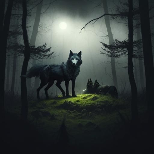 Eerie Skulls Rise in Dark Fantasy Art